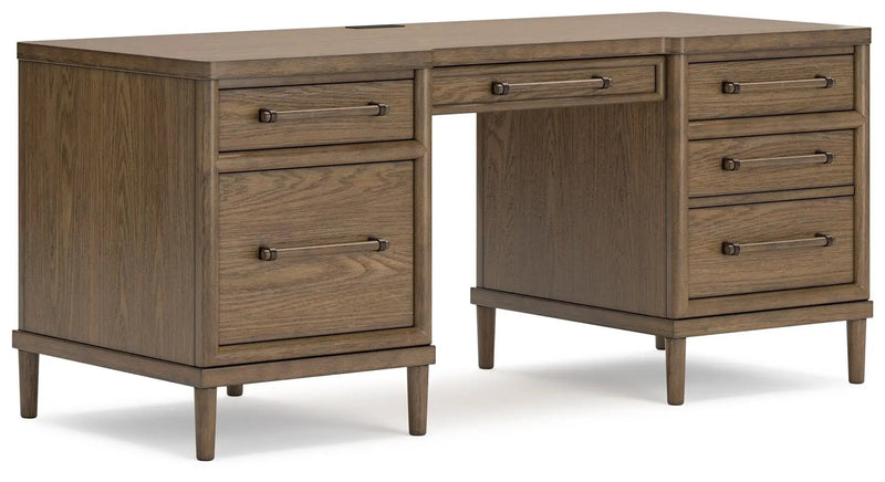 Roanhowe - Home Office Desk - Brown by Unique Piece Furniture