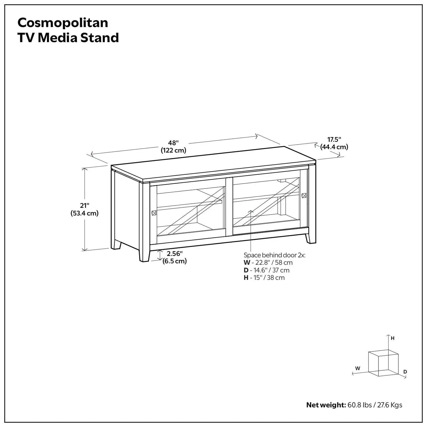 Cosmopolitan - Handcrafted TV Media Stand by HouseOfZazla