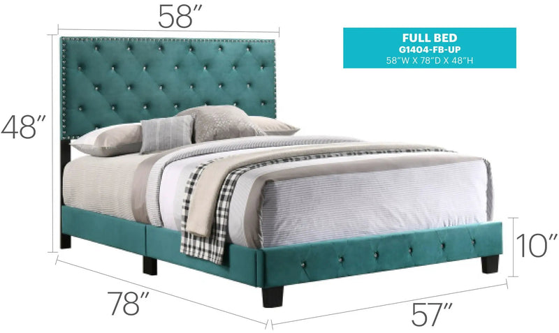 Luxurious Upholstered Bed by Unique Piece Furniture