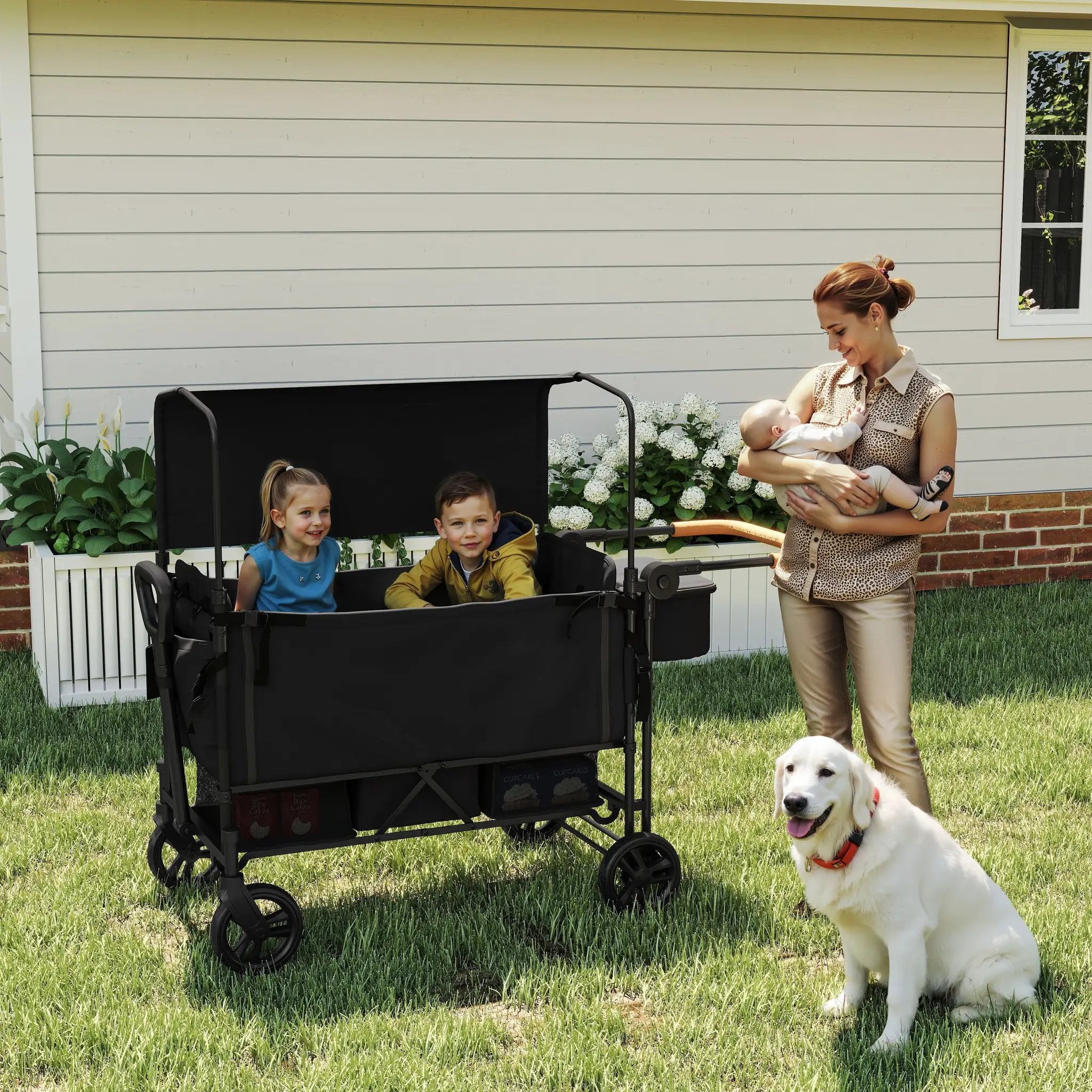 Wagon Stroller for 2 Kids by HouseOfZazla