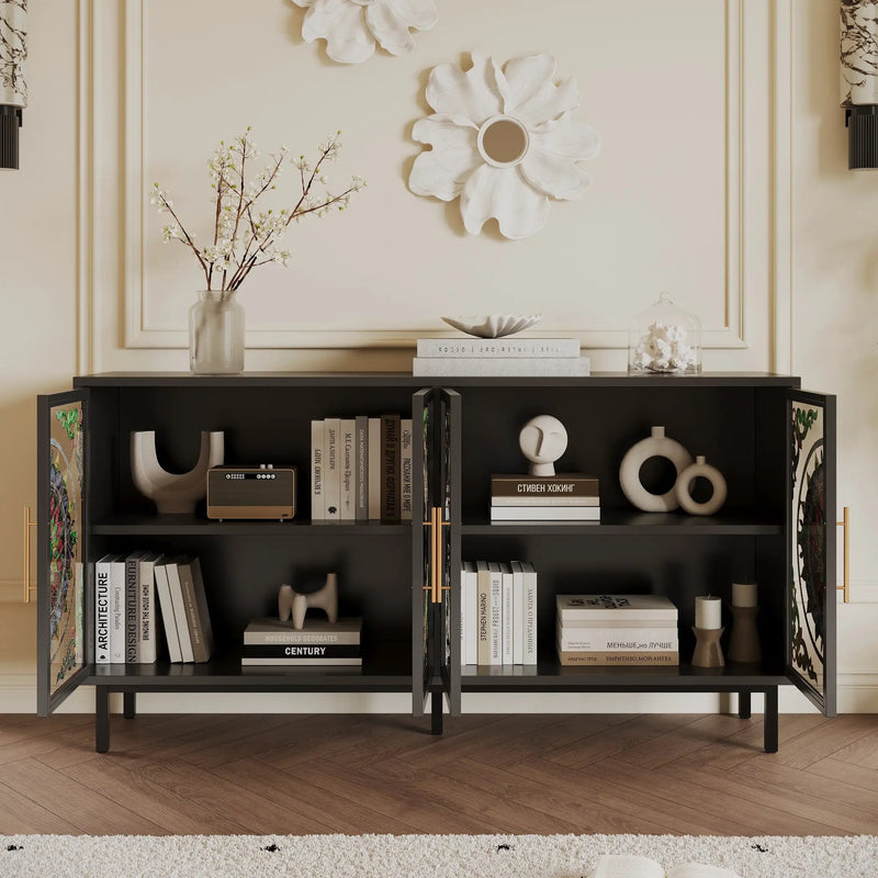 Decorative Cabinet with 4 Doors by HouseOfZazla