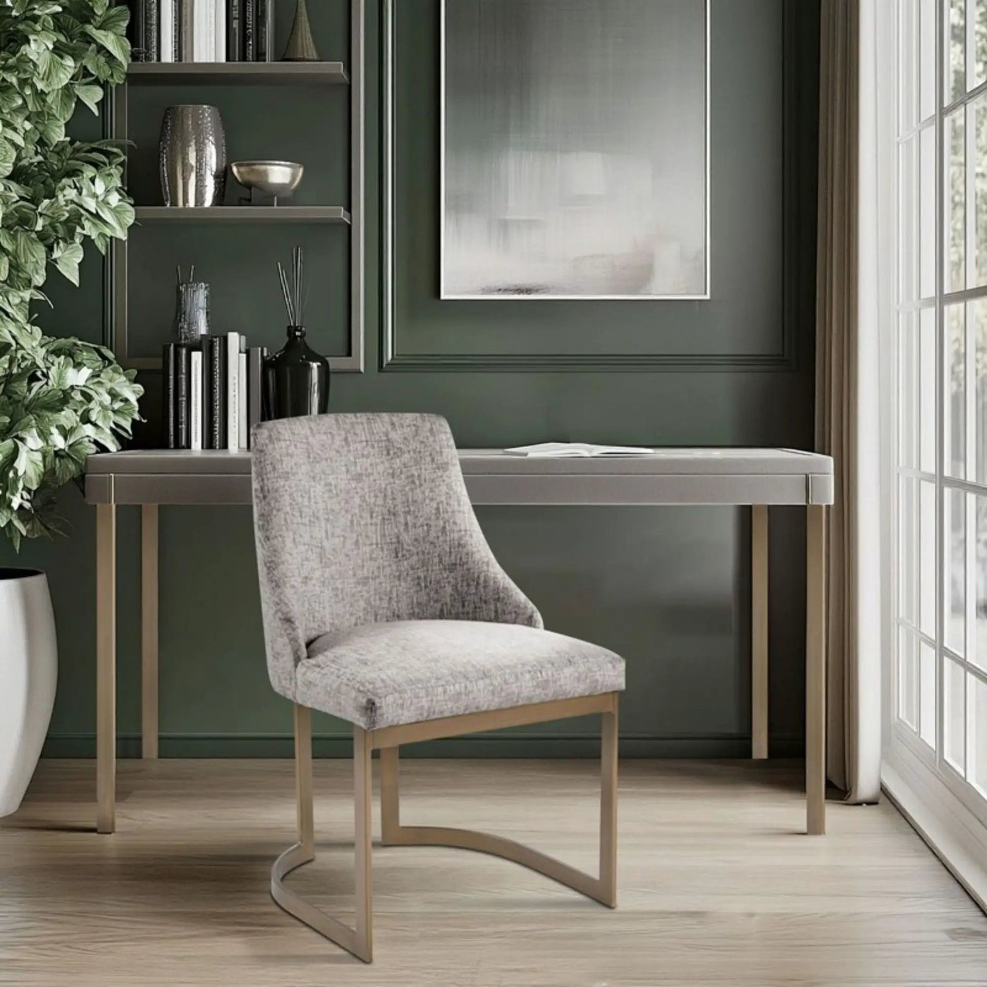 Contemporary Modern Accent Dining Chairs (Set of 2) by HouseOfZazla