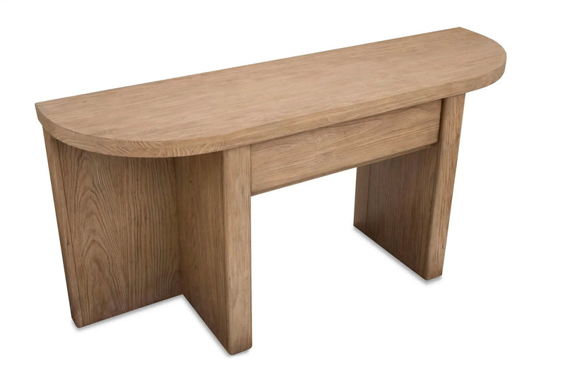 Hayden - Demilune Sofa Table - Golden Oat by Unique Piece Furniture