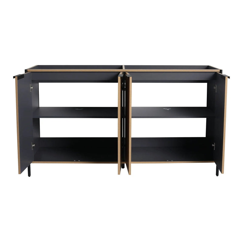 Contemporary Freestanding Bathroom Vanity With Adjustable Shelves by Unique Piece Furniture