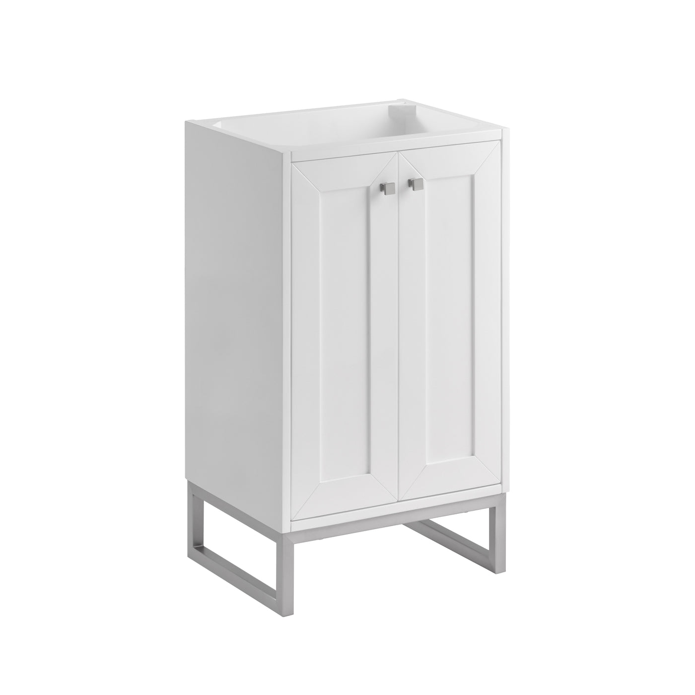 James Martin Chianti 20" Single Bathroom Vanity, Glossy White by James Martin