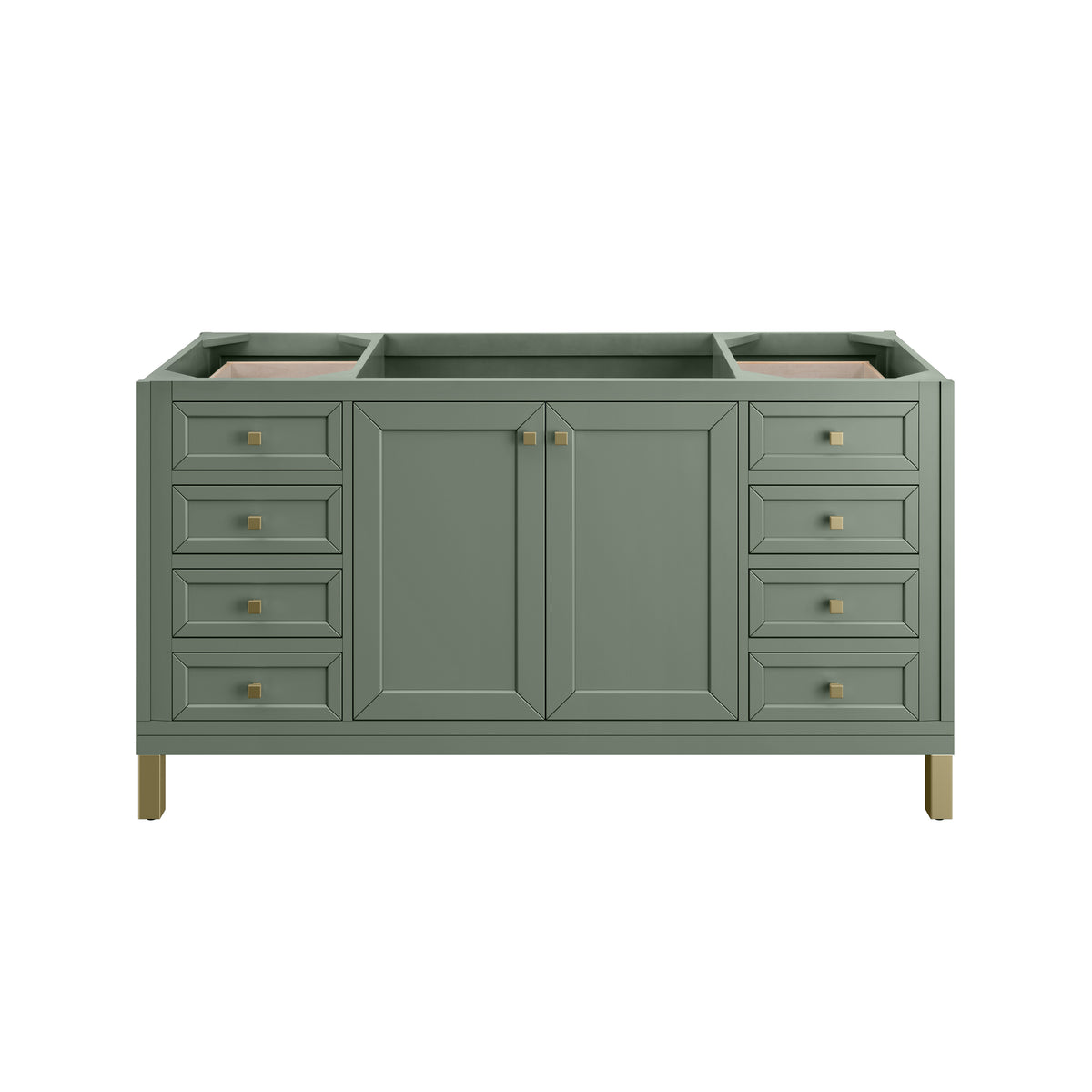 James Martin Chicago 60" Single Bathroom Vanity, Smokey Celadon, view 20