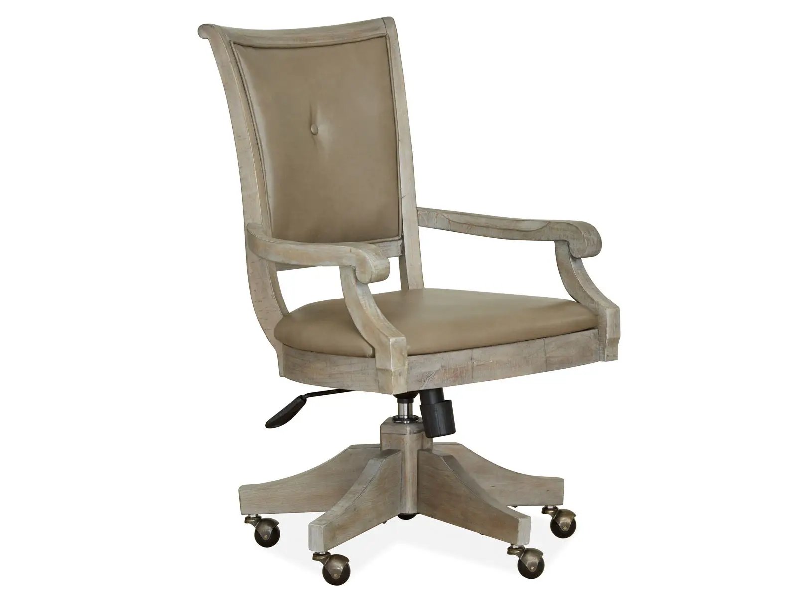 Lancaster - Fully Upholstered Swivel Chair - Dove Tail Gray by Unique Piece Furniture