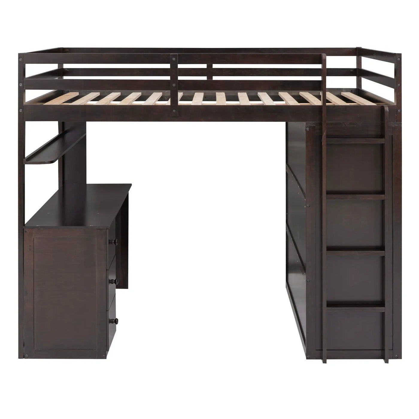 Loft Bed With Drawers, Desk, And Wardrobe by Unique Piece Furniture
