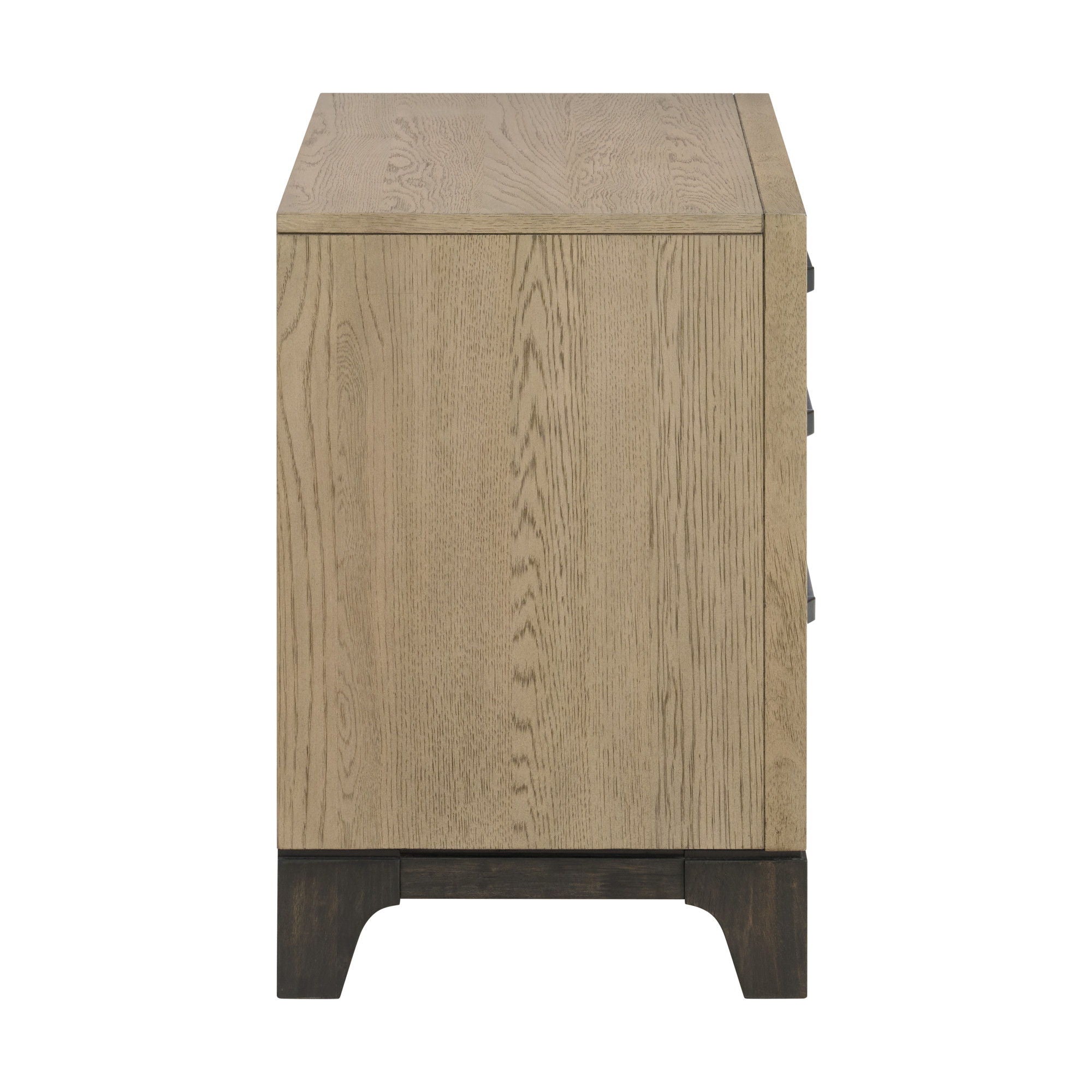3 Drawer Nightstand With USB Charging Port - Brown by HouseOfZazla