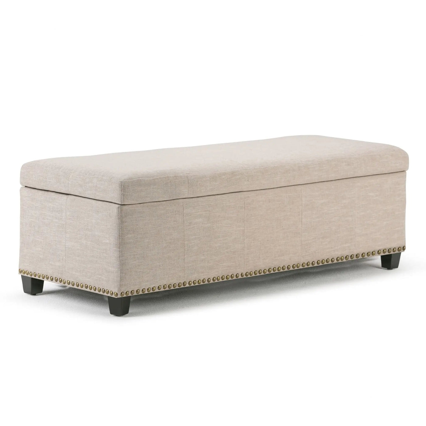 Kingsley - Upholstered Large Storage Ottoman by HouseOfZazla