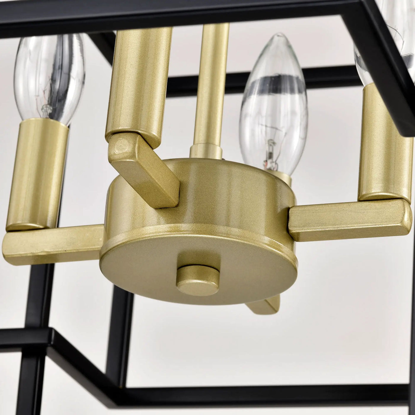 4 Light Metal Lantern Tiered Pendant Hanging Light Fixtures, Industrial Farmhouse Adjustable Height Chandeliers For Dining Room Hallway Foyer Entryway (E12 Bulbs Not Included) by HouseOfZazla