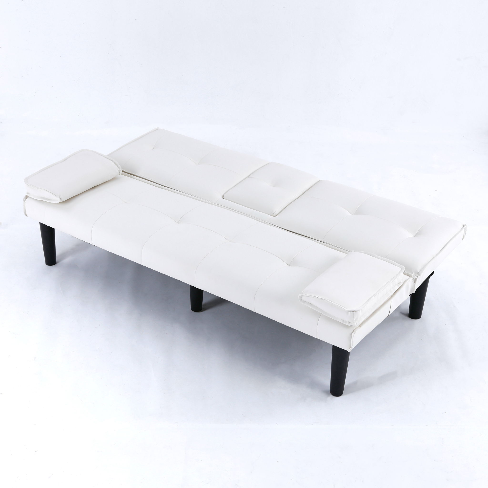 Sofa Bed With Foldable Design And Cup Holder by HouseOfZazla