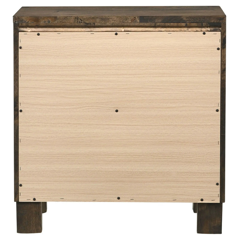 Woodmont 2-drawer Nightstand Rustic Golden Brown by Unique Piece Furniture