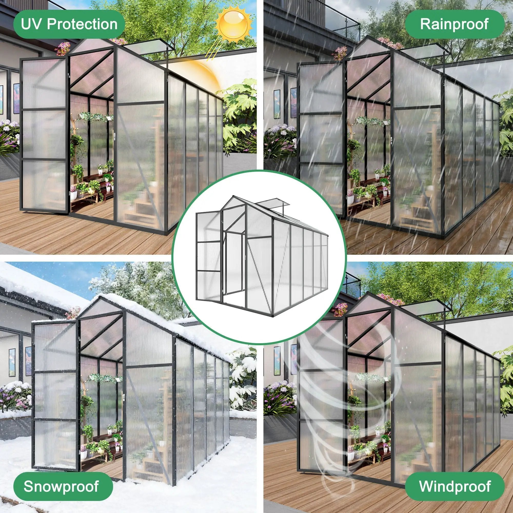 Gain Height Windproof house With Raised Base by HouseOfZazla