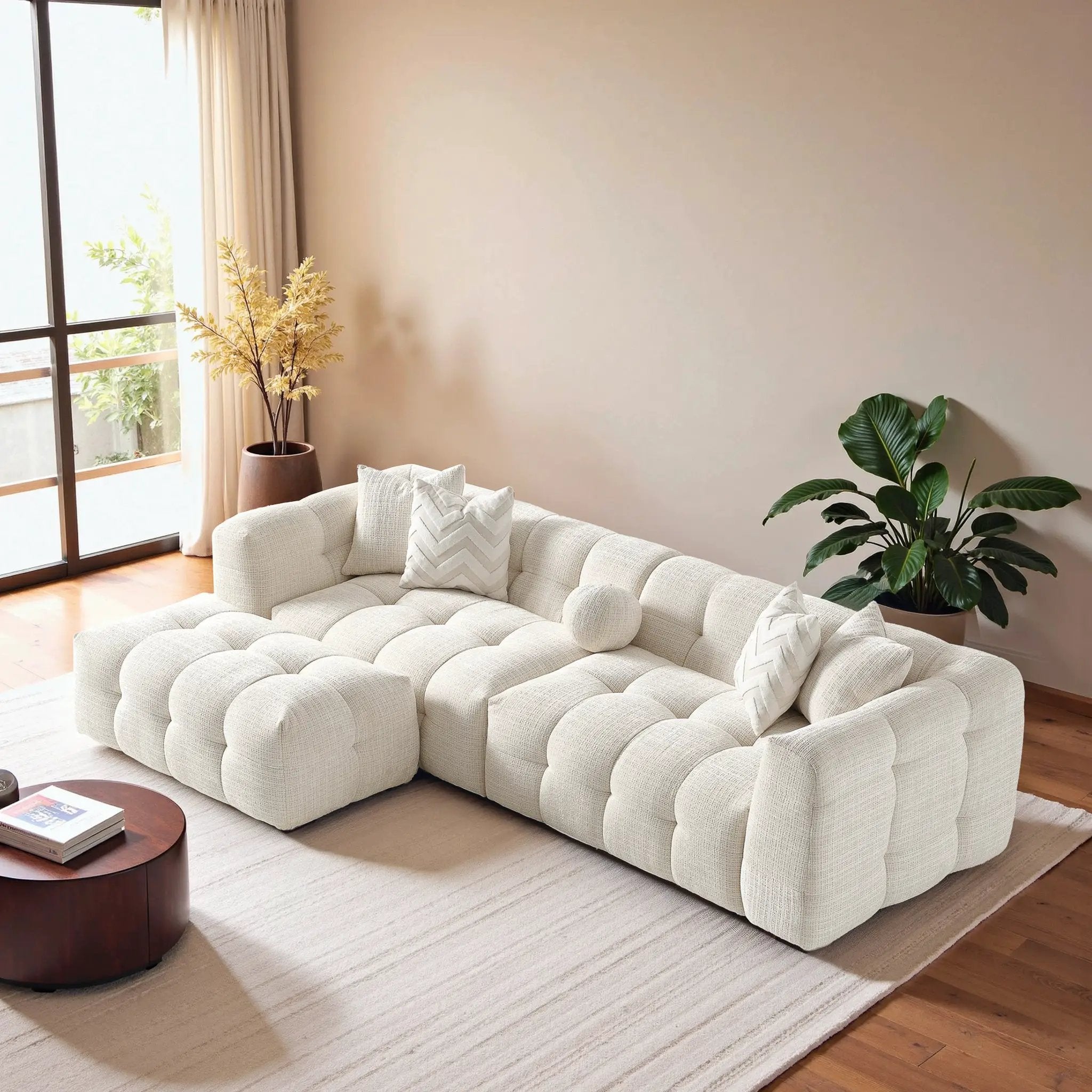 Alana Tufted Modular Sectional Sofa by HouseOfZazla