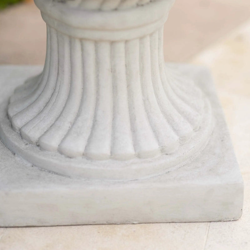 26.5" H Classic Antique White Italian Urn Planter by HouseOfZazla