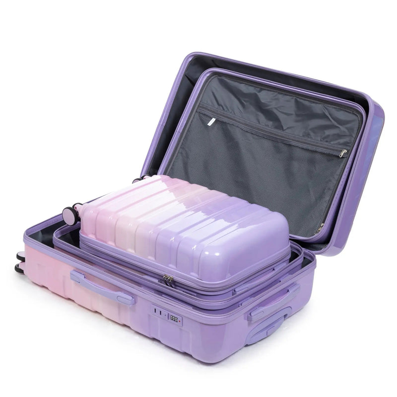 20'/24'/28' 3-Piece PC Spinner Wheel Luggage Set by HouseOfZazla