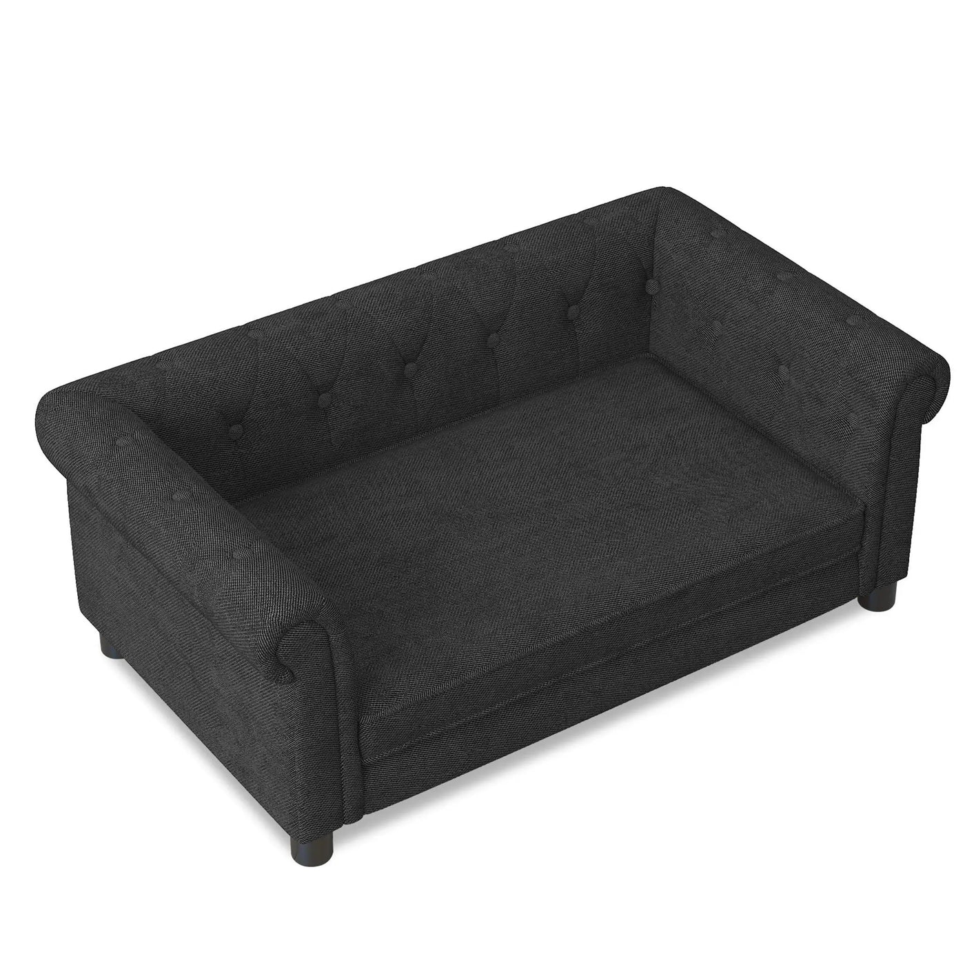 Modern Elegant Rectangle Pet Bed, Durable Elevated Dog Sofa by HouseOfZazla