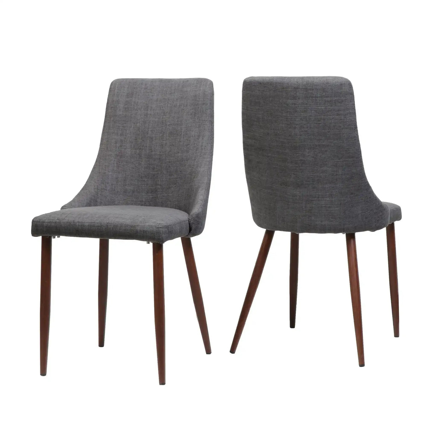 Mid Century Modern Fabric Armless Dining Chair by HouseOfZazla