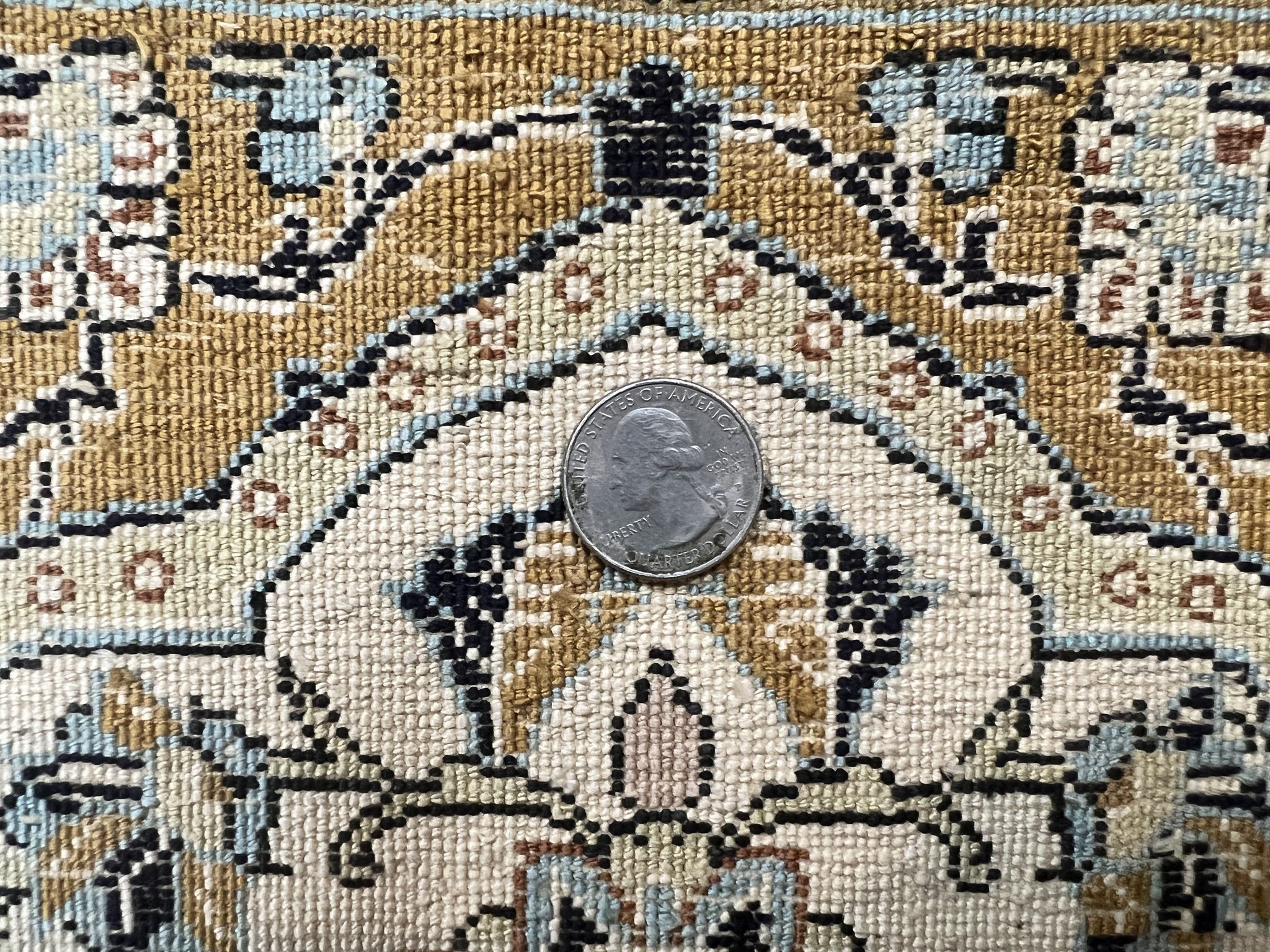 Persian Qum Silk Rug 3.5 x 5.5, Floral Medallion, Very Fine 350 KPSI, Handmade Silk on Silk Rug, Vintage by Jewel Rugs