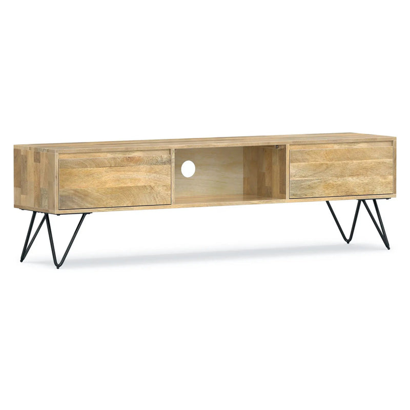 Hunter - Handcrafted TV Media Stand - Natural, photo 6 of 7