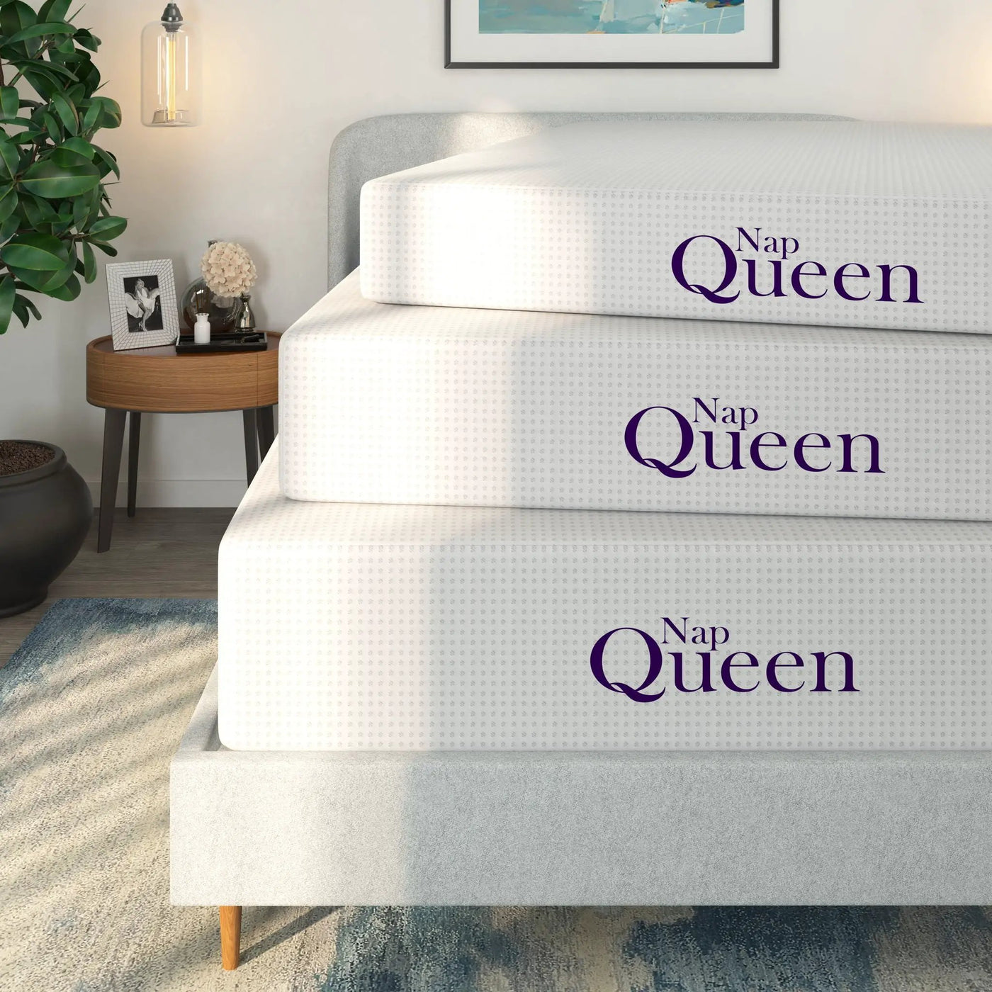 10" Charcoal Memory Foam Mattress by HouseOfZazla