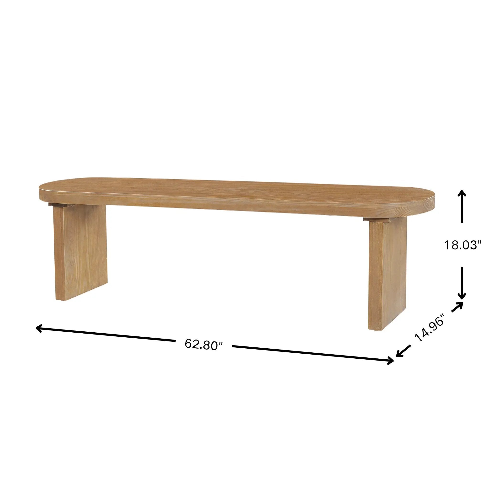 Indoor Pine Dining Bench by HouseOfZazla