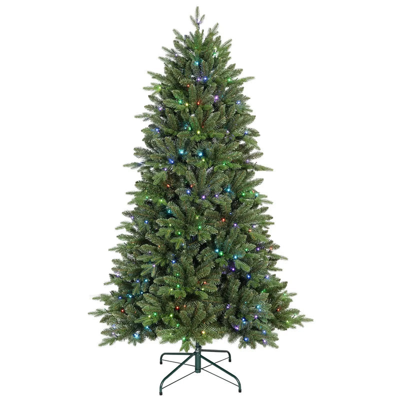 7FT Prelit Christmas Tree with 340 RGB LED Lights by HouseOfZazla