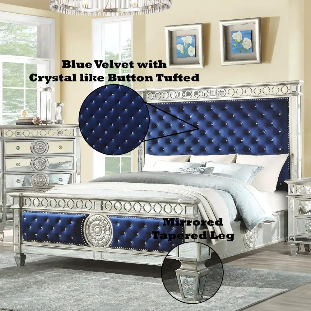 Varian - Glam - Bed by Unique Piece Furniture