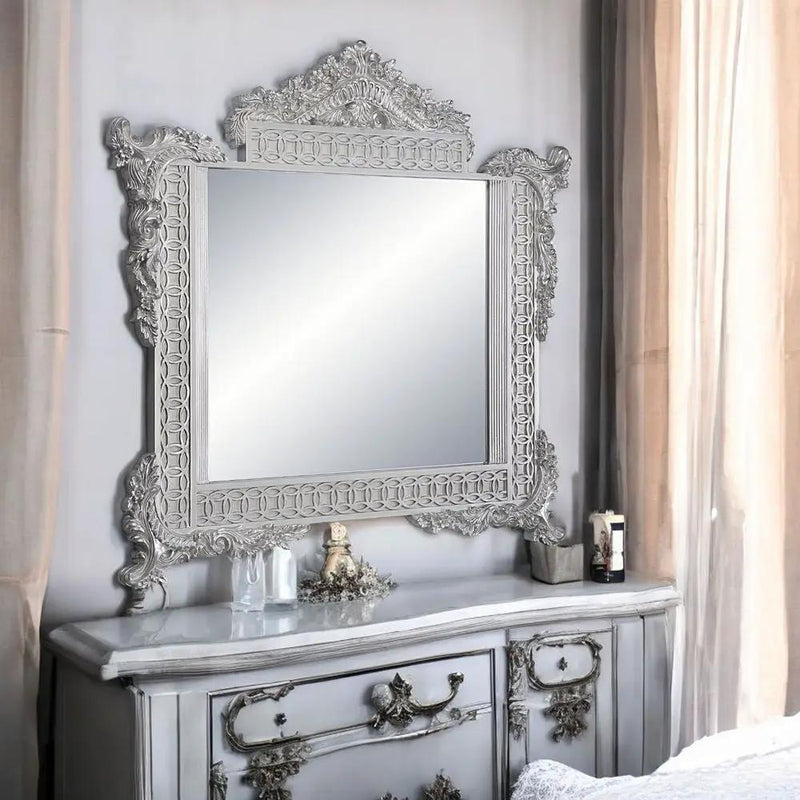 Valkyrie - Mirror - Antique Platinum by Unique Piece Furniture
