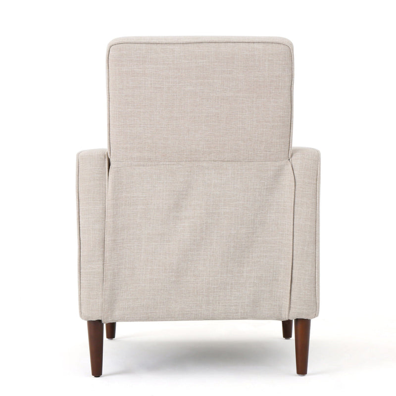 Mid-Century Modern Recliner With Button Tufted Waffle Stitch by HouseOfZazla