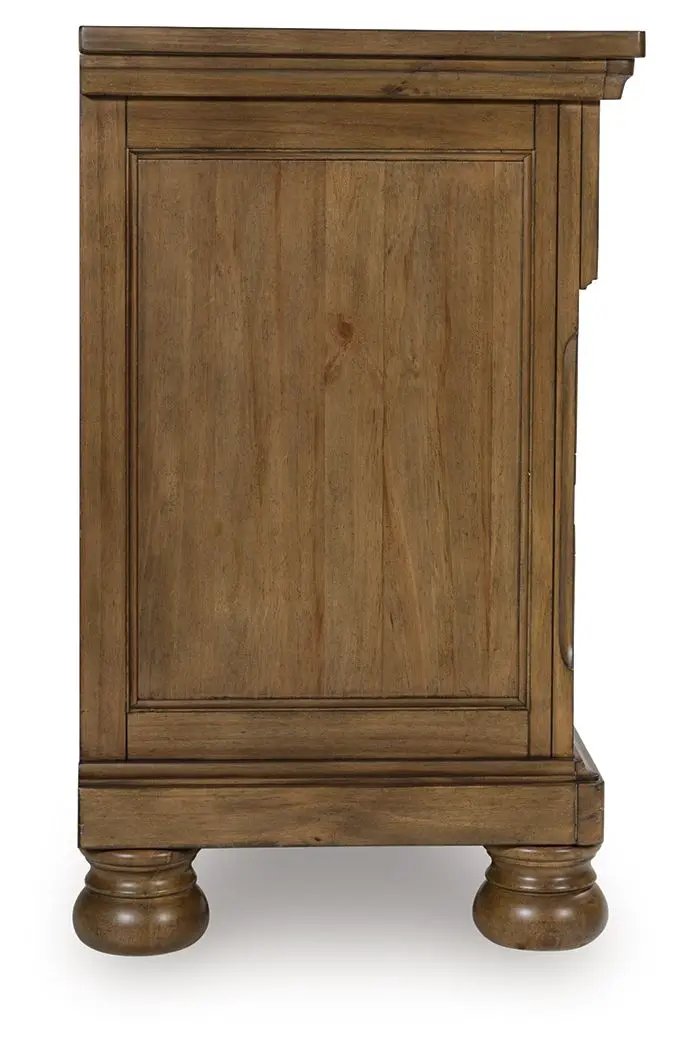 Feddinger - Two Drawer Night Stand - Medium Brown by Unique Piece Furniture