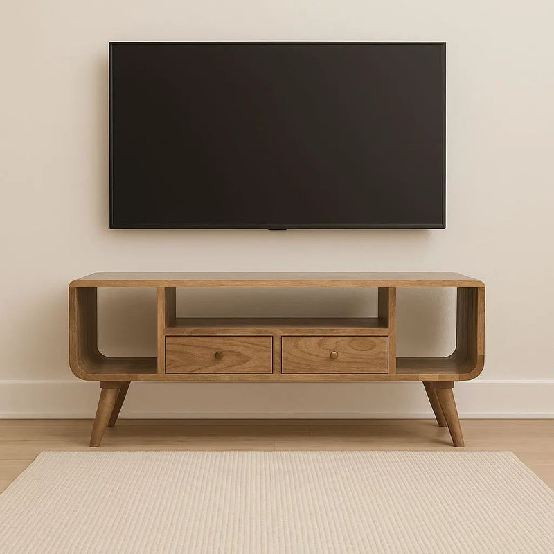 Soba - Multi Media Unit - Brown by HouseOfZazla