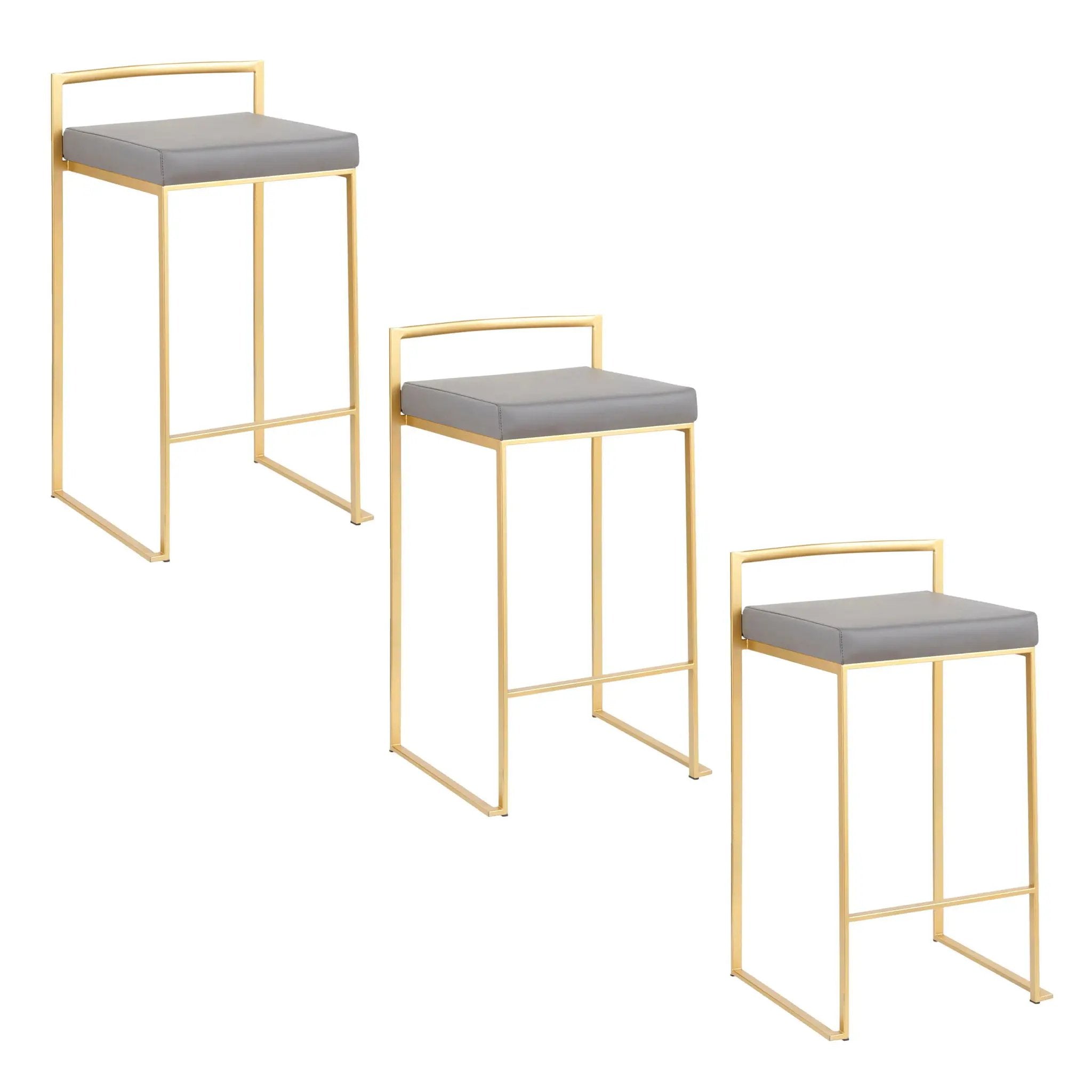 Fuji - Contemporary / Glam Design Counter Stool (Set of 2) by Unique Piece Furniture