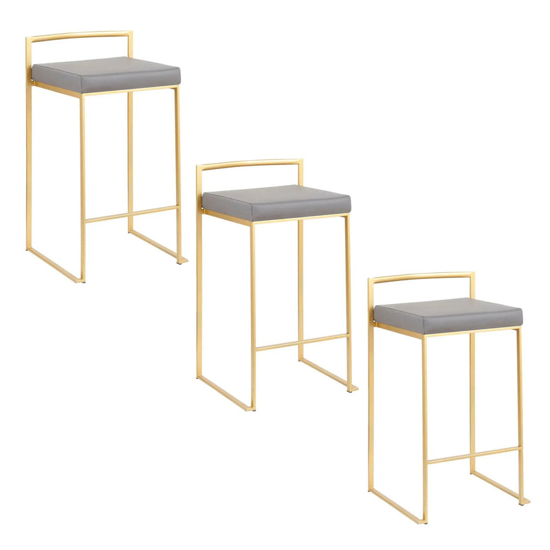 Fuji - Contemporary / Glam Design Counter Stool (Set of 2) by Unique Piece Furniture
