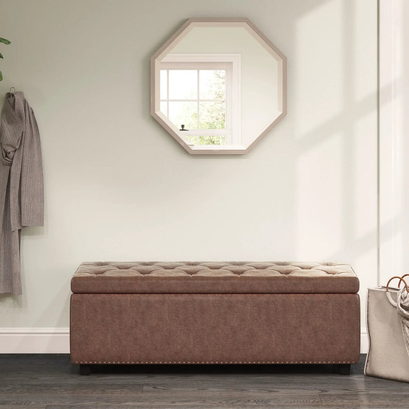 Hamilton - Upholstered Storage Ottoman by HouseOfZazla