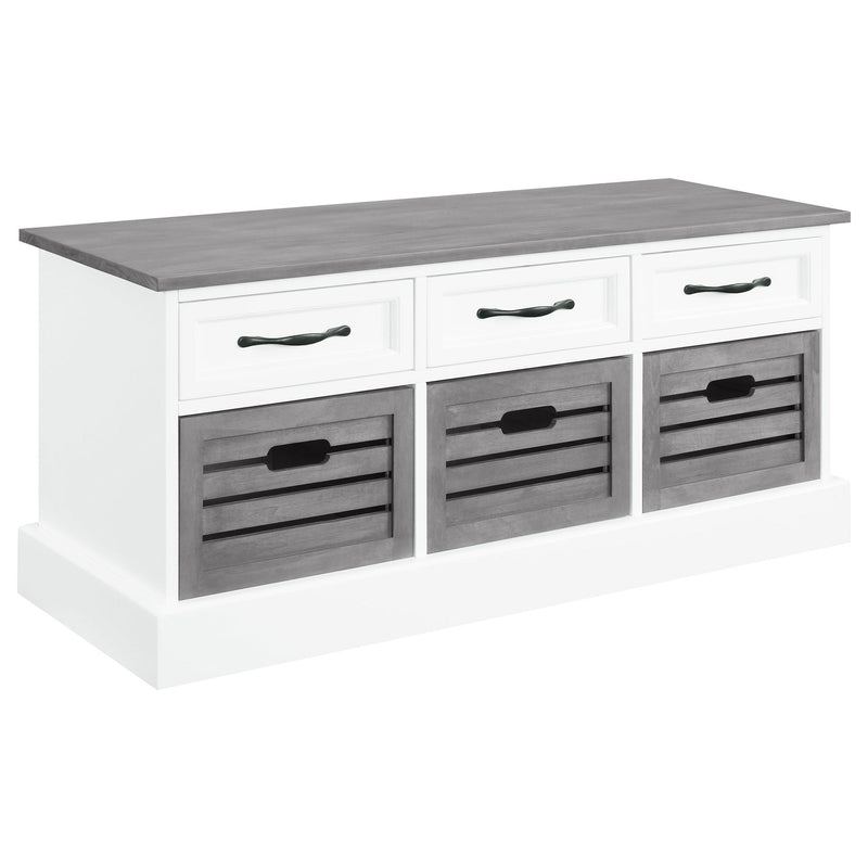 3 Drawer Storage Bench With Removable Baskets by HouseOfZazla