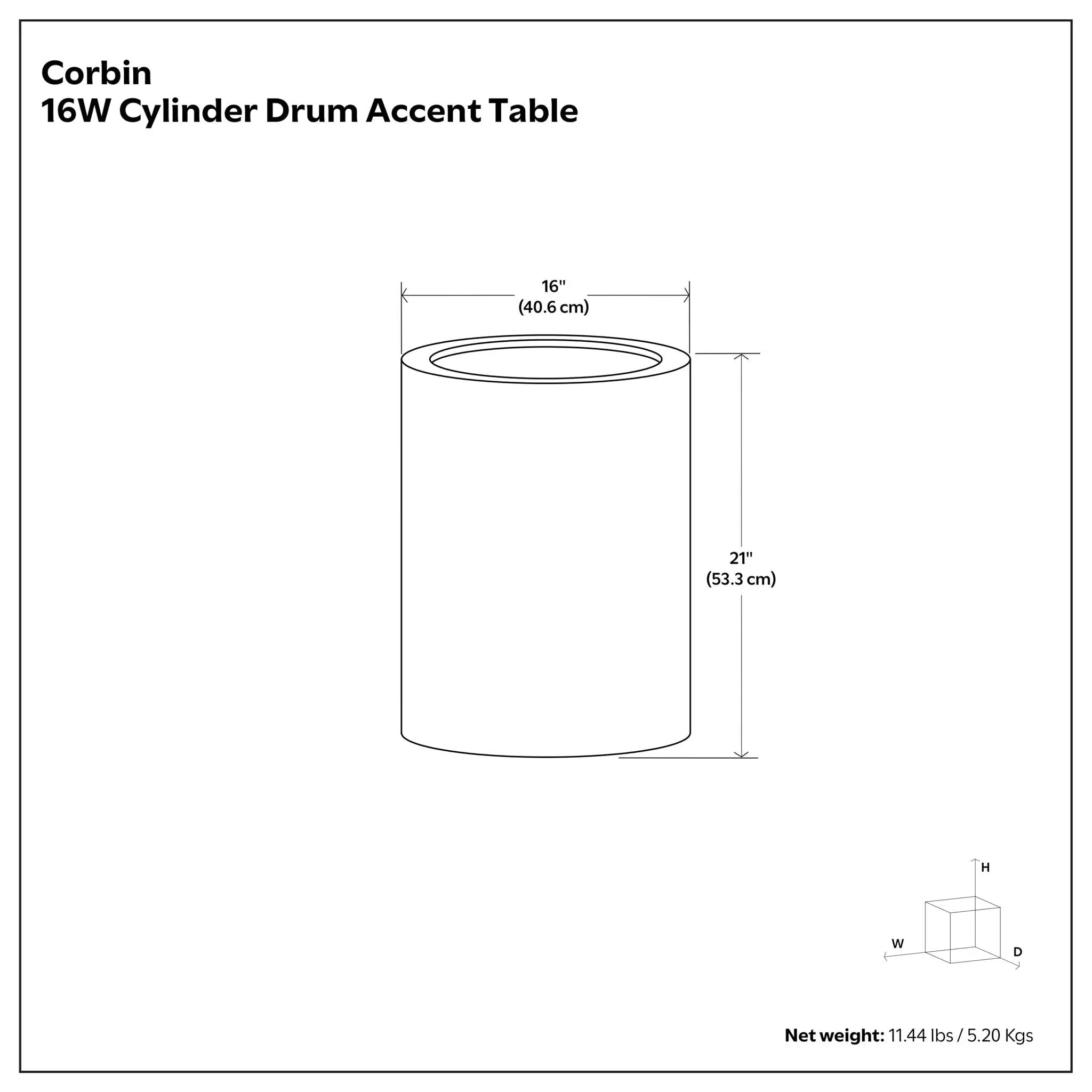 Corbin - Handcrafted Metal Side Table by Unique Piece Furniture