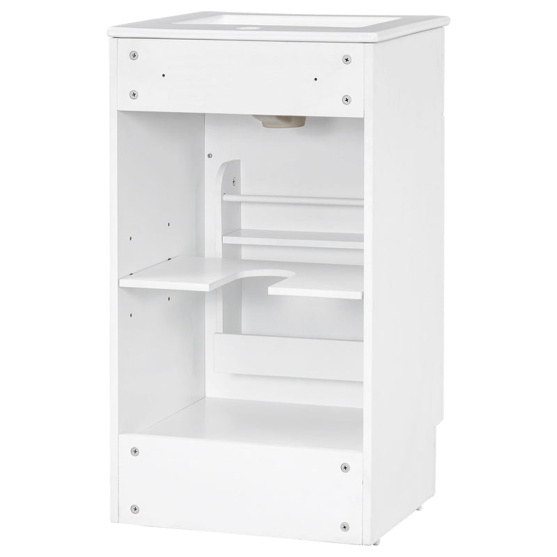 Bathroom Vanity With Sink, Cabinet With Adjustable Shelf by HouseOfZazla