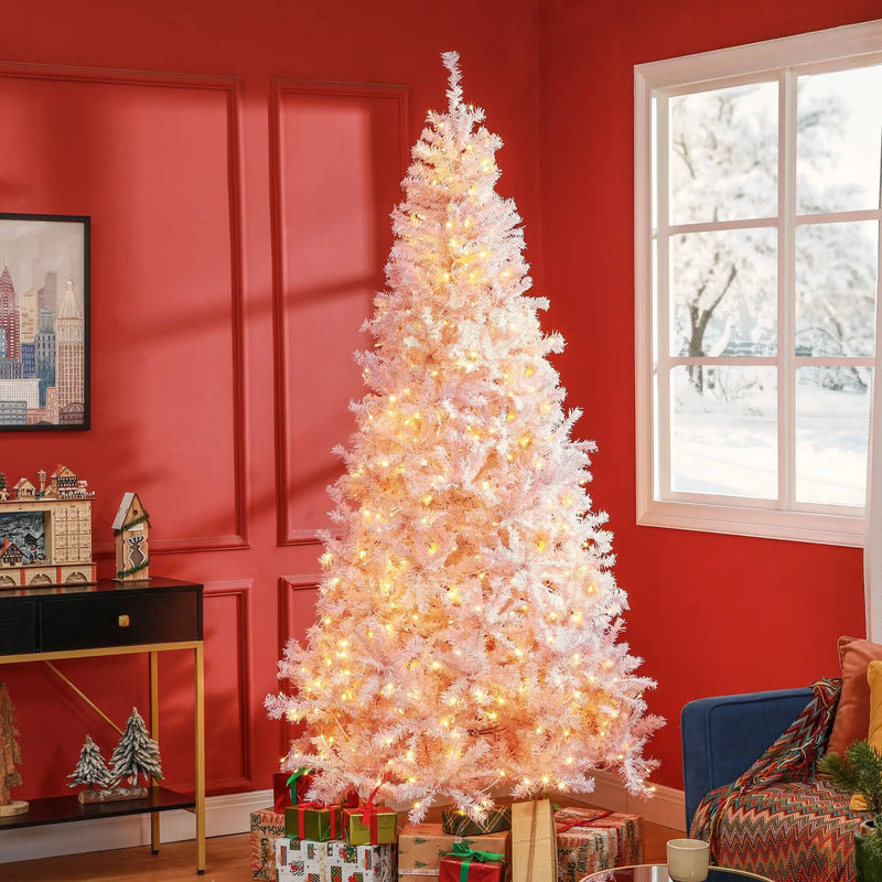 HOMCOM 7.5' Tall Prelit Christmas Tree by HouseOfZazla