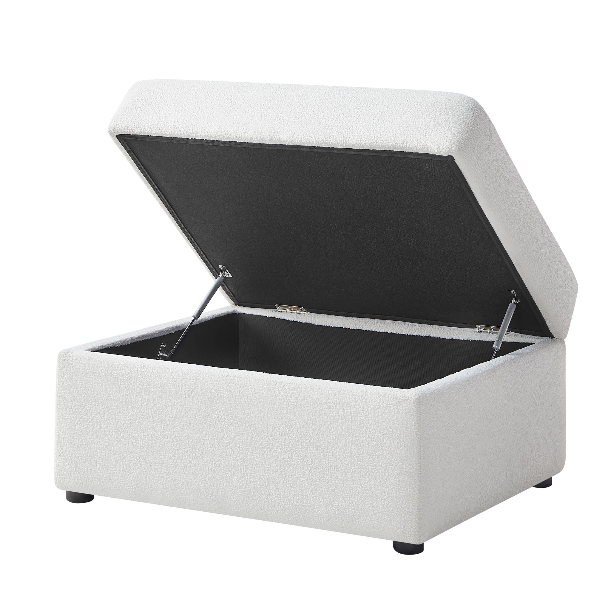 Chauncy - Sectional With Storage Ottoman by HouseOfZazla