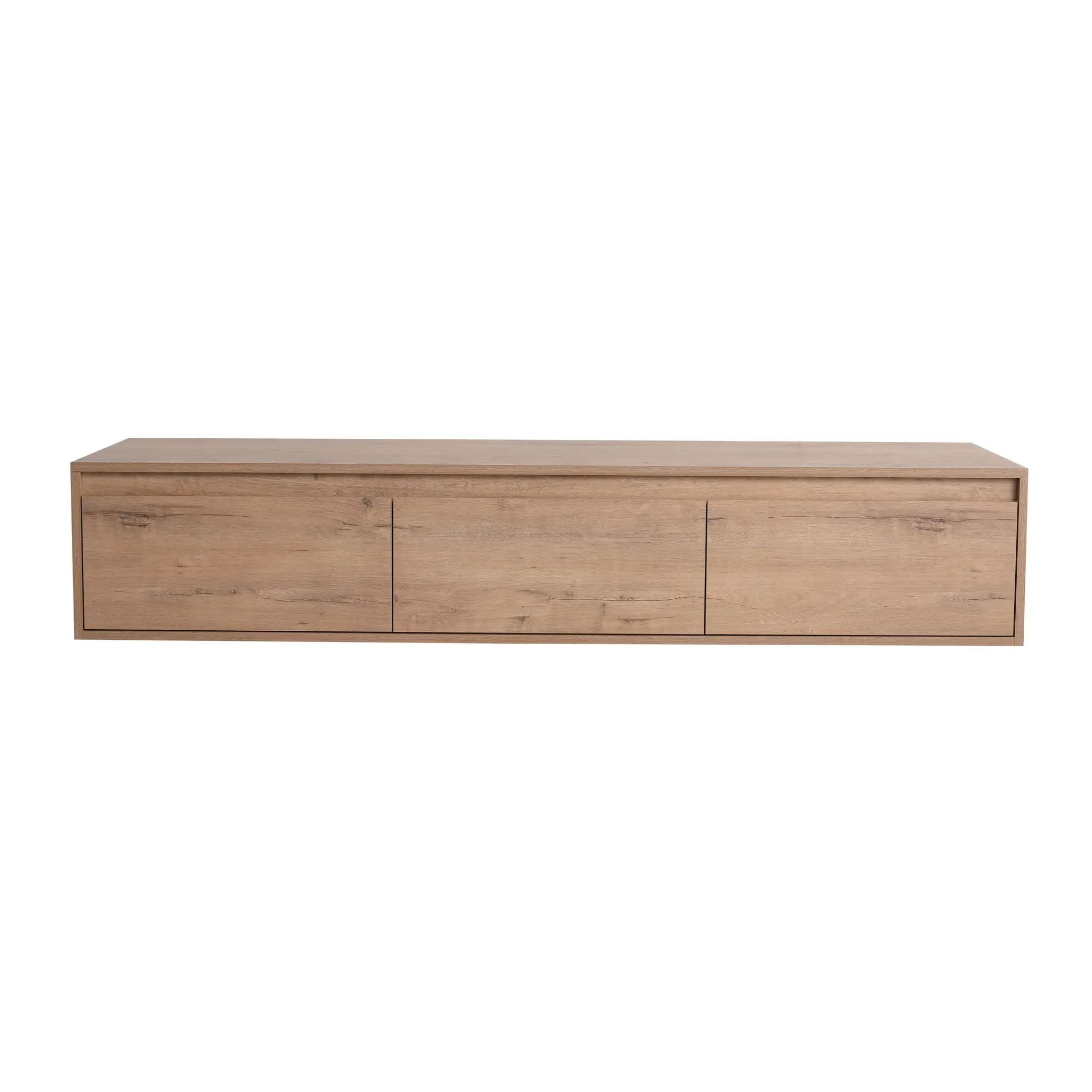 Modern Minimalist Bathroom Cabinet With Soft Close Drawers And Floating Mounting Design by HouseOfZazla