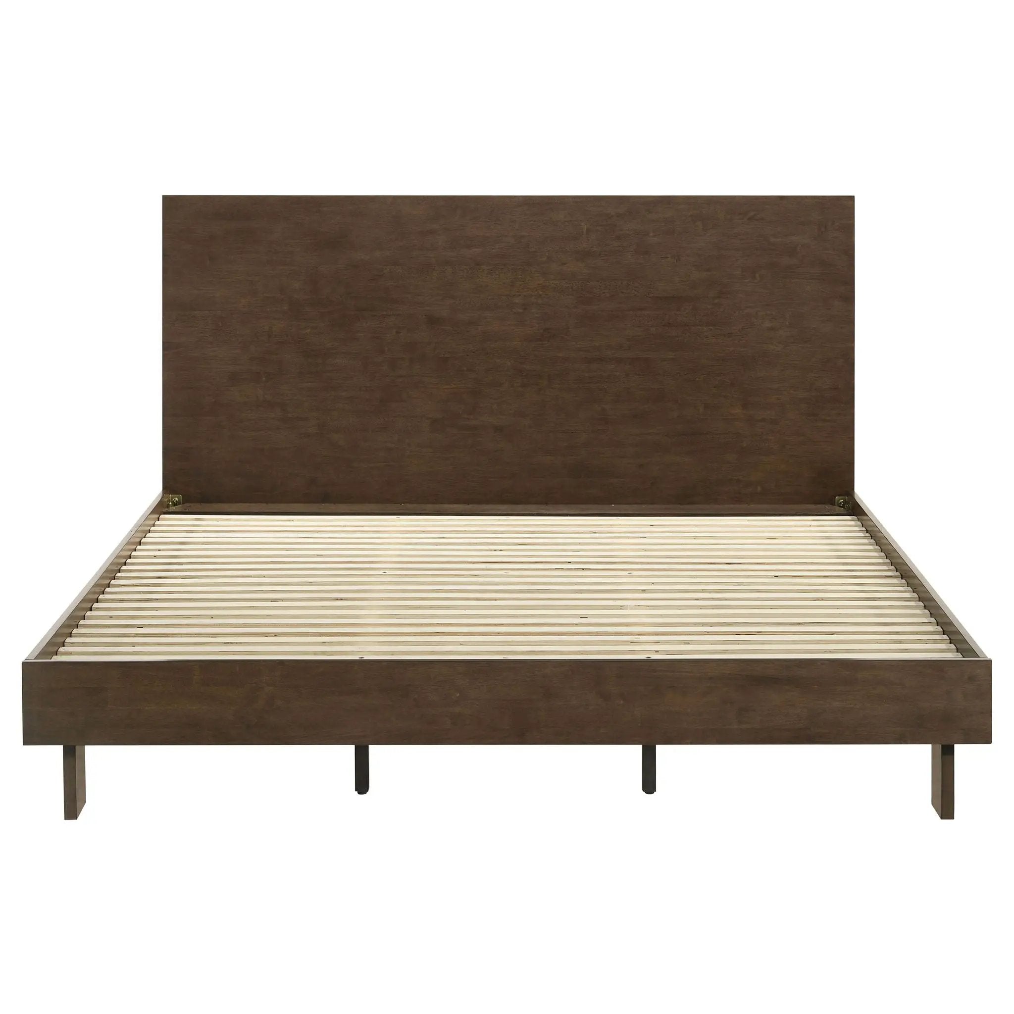 Glenwood 48-inch Eastern King Platform Panel Bed Warm Brown by Unique Piece Furniture