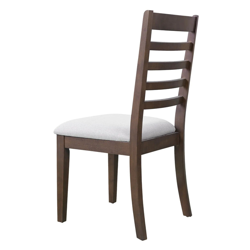 Upholstered Armless Chairs With High Ladder Back by HouseOfZazla