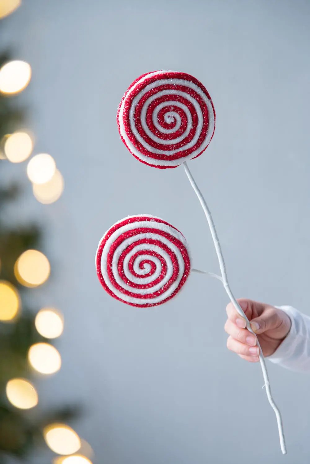19x7" Iced Lollipop Spray - Set of 6 by HouseOfZazla