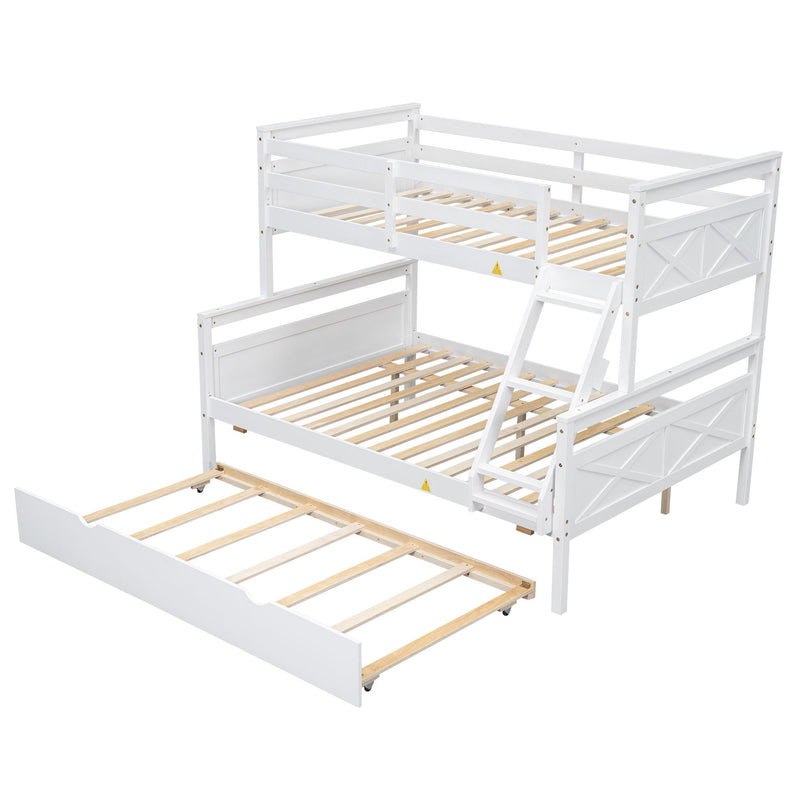 Bunk Bed With Ladder And Safety Guardrail by HouseOfZazla