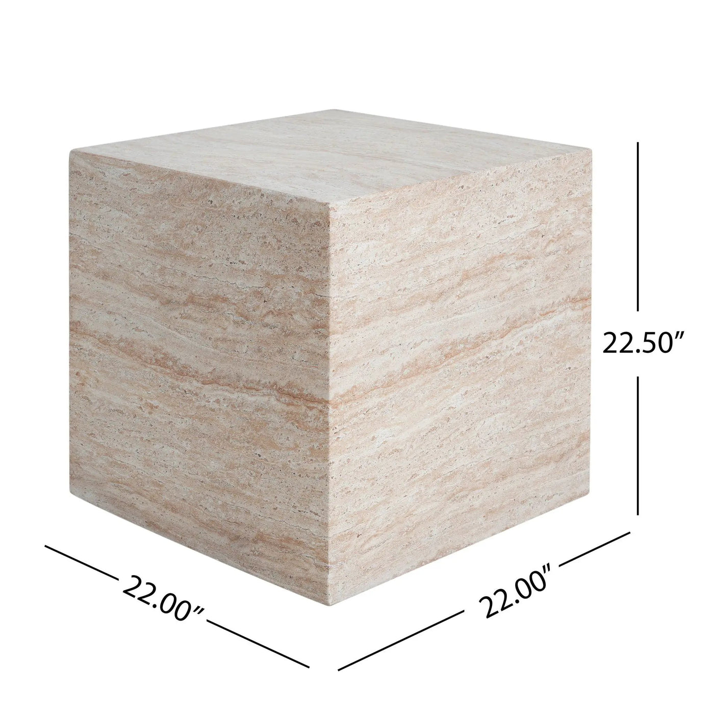 Outdoor Indoor Square Lightweight Side Table by HouseOfZazla