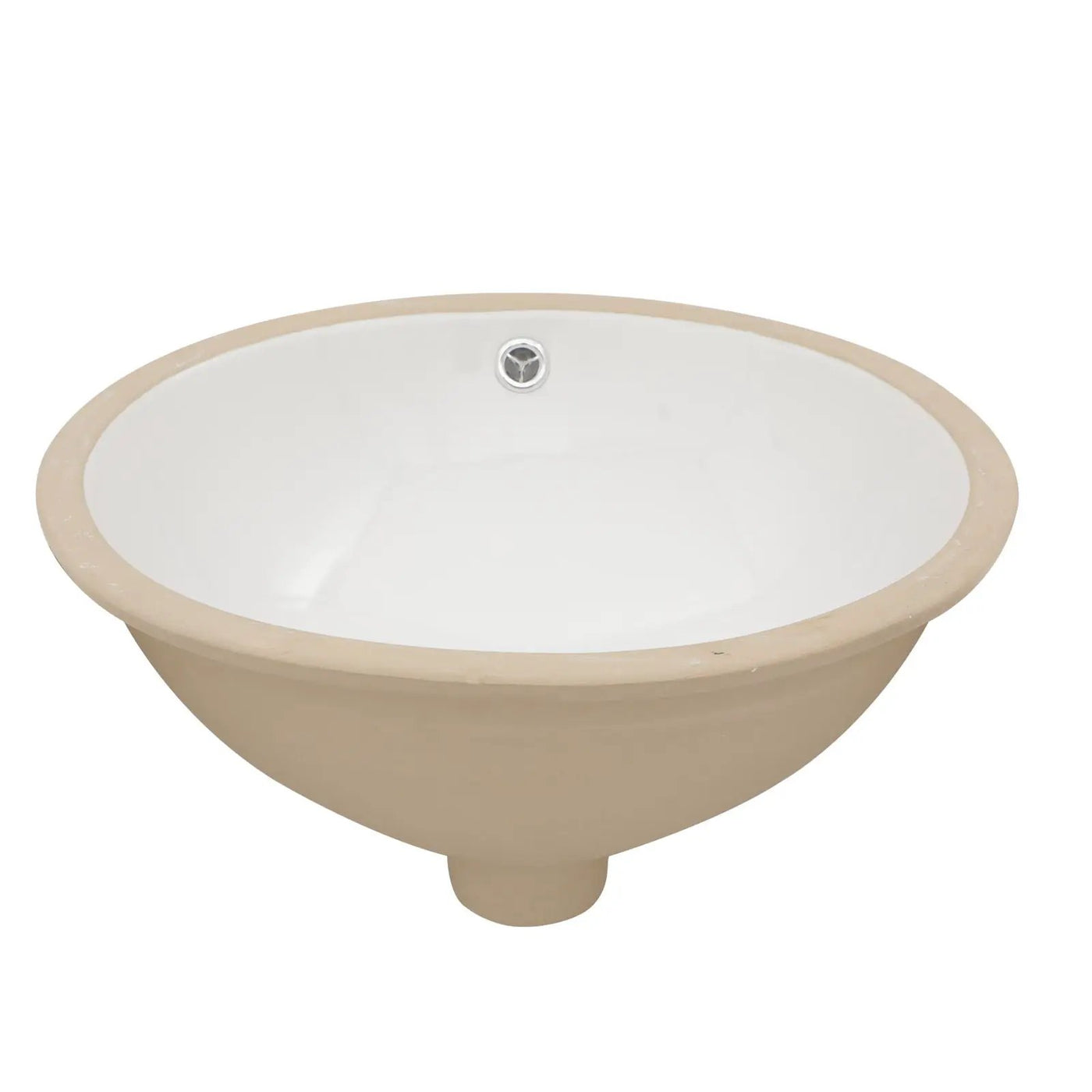 Elegant Ceramic Oval Undermount Bathroom Sink With Overflow by HouseOfZazla
