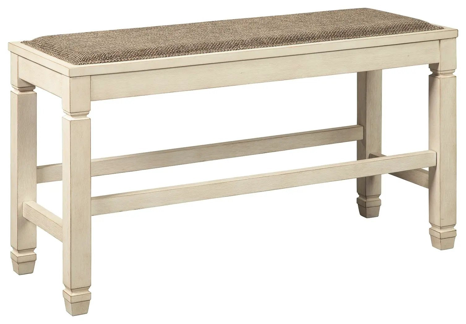 Bolanburg - DBL Counter UPH Bench - Beige by Unique Piece Furniture