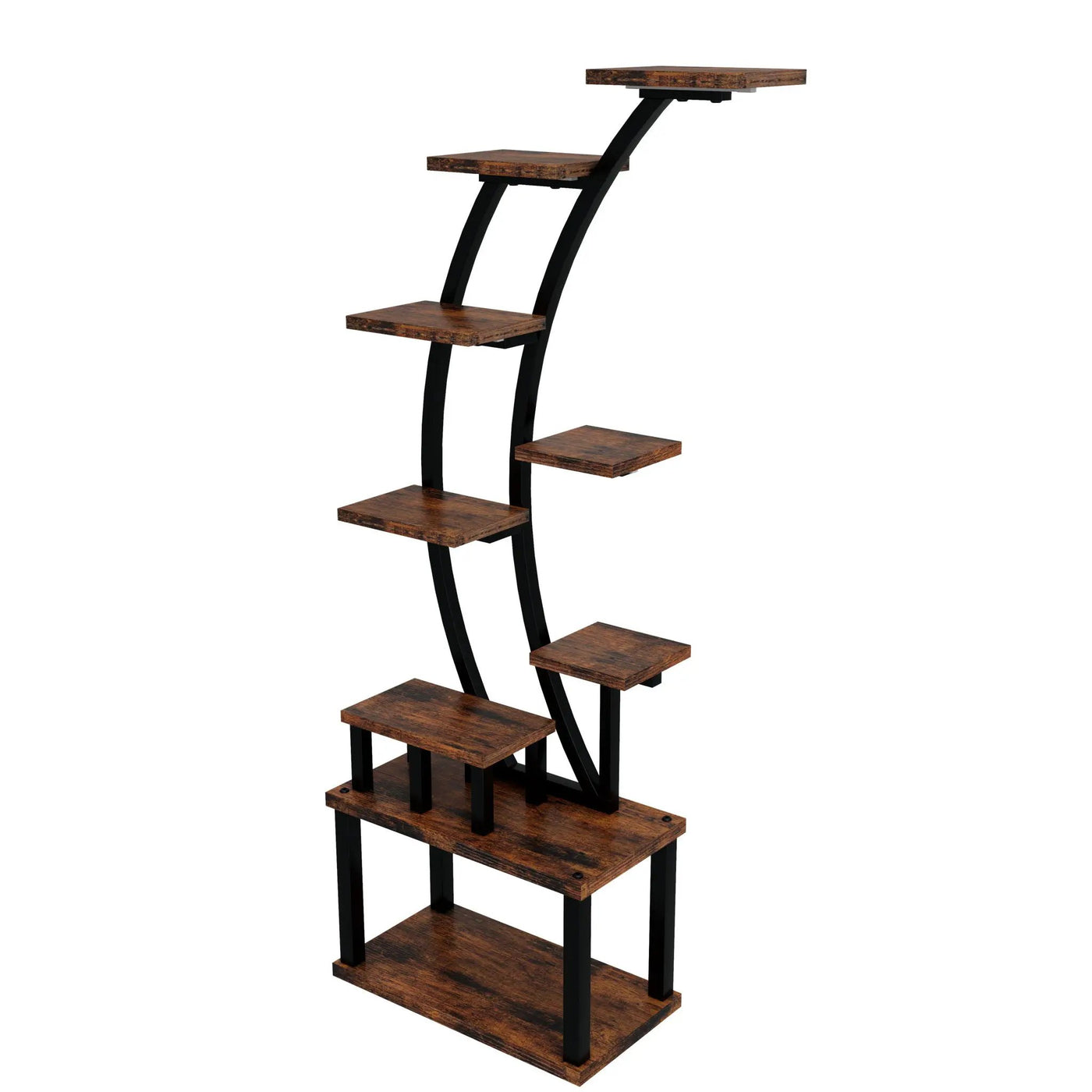 9 Tiered Indoor Plant Stand With 5 Adjustable Grow Lights by HouseOfZazla